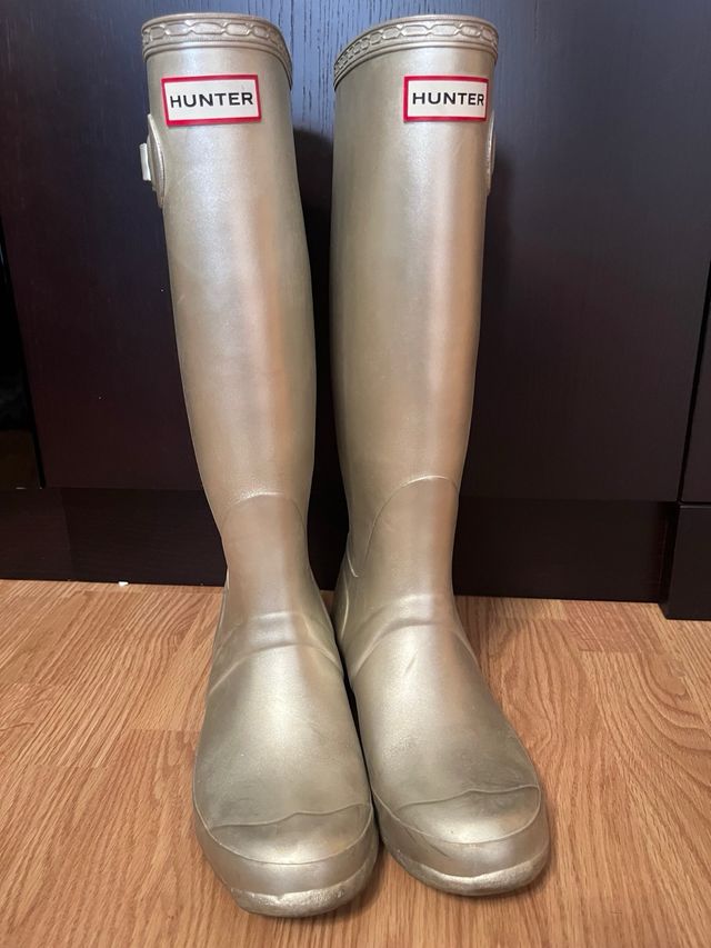 Botas Hunter doradas 38
