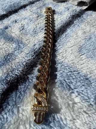 Pulsera oro 18k -Cadena gruesa