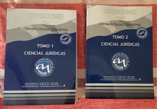 Tomos 1 y 2 Escala Ejecutiva PN  Academia Nacional