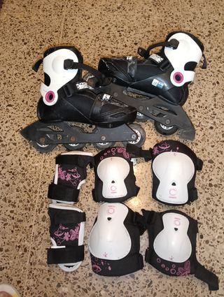 Patines en línea niño/a + protecciones