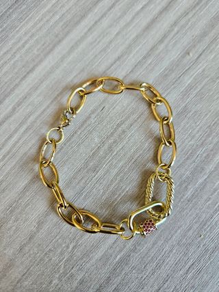 Bracciale catena oro rosa