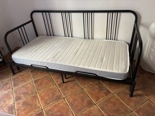 Sofá cama IKEA FYRESDAL negro