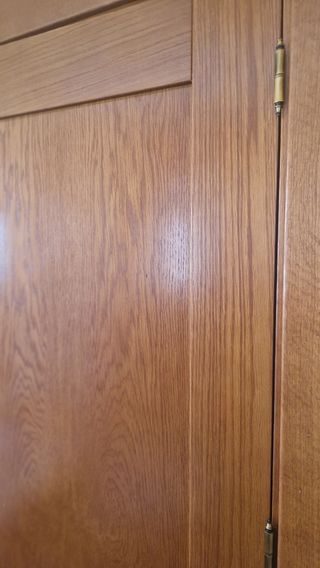 Puertas madera cerezo: 8 unidades+1 doble + marcos