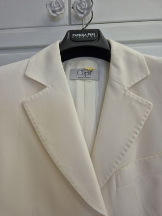 Giacca Clips: giacca bianca  corta bellissima