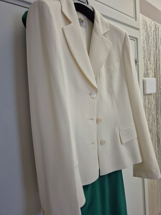 Giacca Clips: giacca bianca  corta bellissima