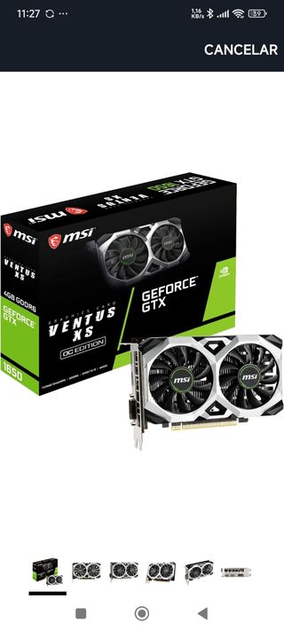 MSI GeForce GTX 1650 D6 VENTUS XS