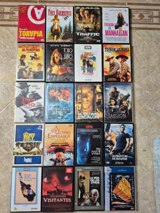 Lote 13, elegir películas dvd, 8 x 12 euros