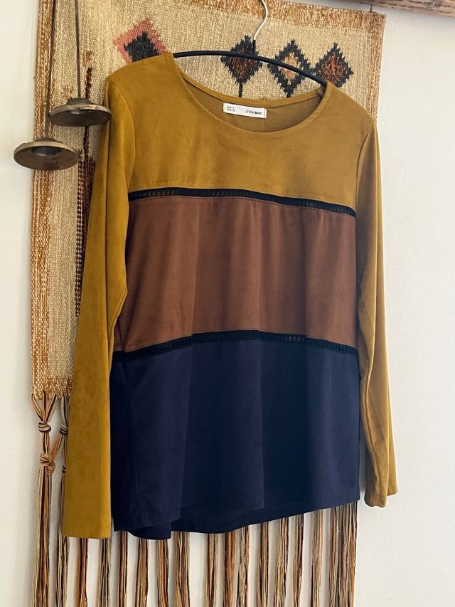 Camiseta de antelina T. S