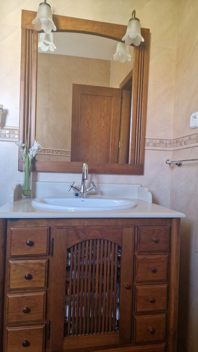 Muebles baño madera - Conjunto