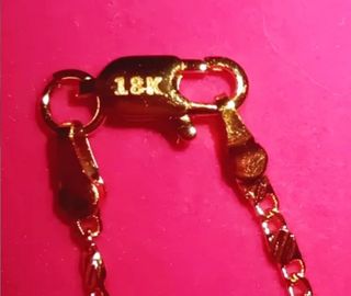 Gargantilla chapada en oro 18k - plata 925