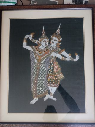 Dipinto thailandese danzatori