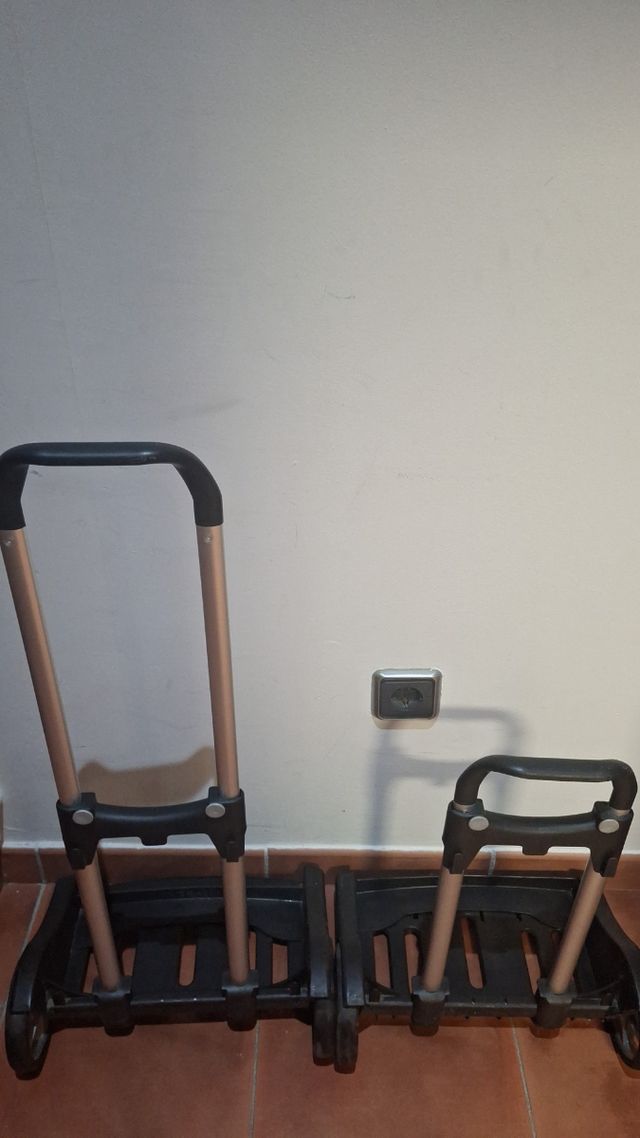 Carro de transporte  Porta mochilas ruedas fuerte