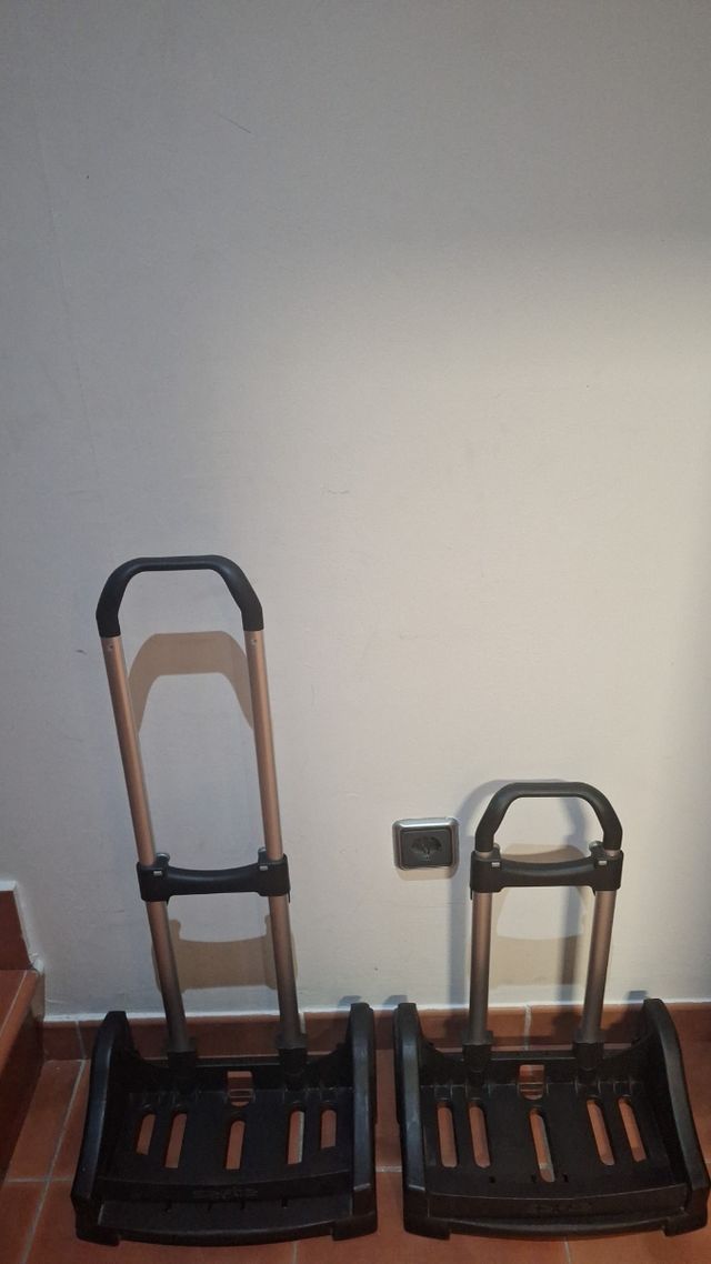 Carro de transporte  Porta mochilas ruedas fuerte