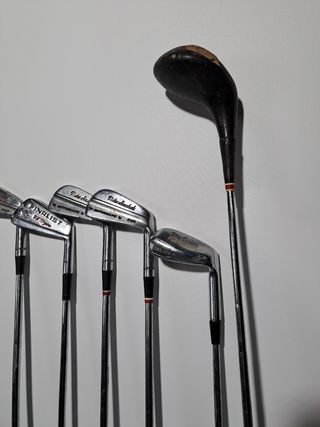 Palos de golf vintage.