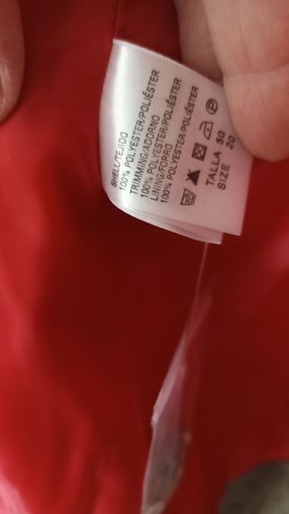 Chaquetón rojo entretiempo