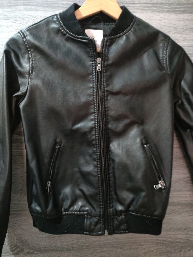 Chaqueta negra niño/niña 9-10 años 140 cm