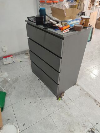 Cajonera 4 cajones gris