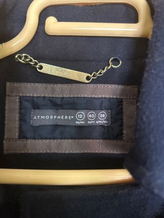Abrigo Atmosphere negro - Talla L
