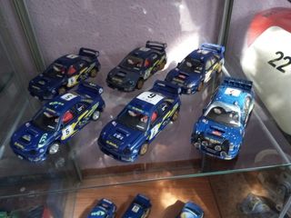 6 Coches Subaru Impreza WRC Scalextric