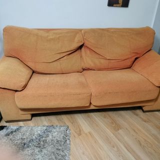 Sofás 2 plazas - Gris y Naranja