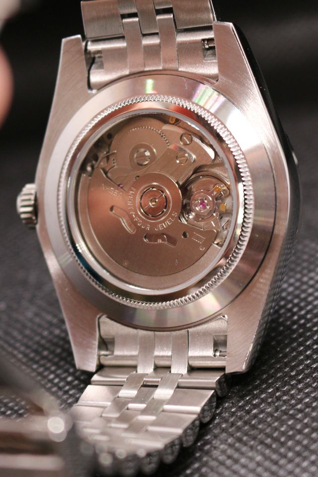 Mod Datejust árabe negro