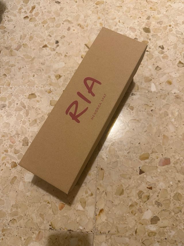 Avarca Ria Menorca - Azul y Blanco - Talla 36