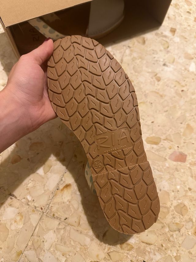 Avarca Ria Menorca - Azul y Blanco - Talla 36