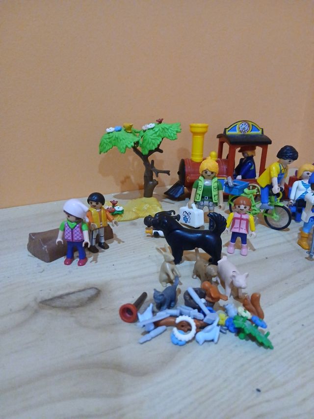 Lote Playmobil: Figuras y accesorios
