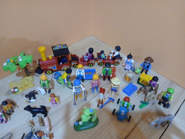 Lote Playmobil: Figuras y accesorios