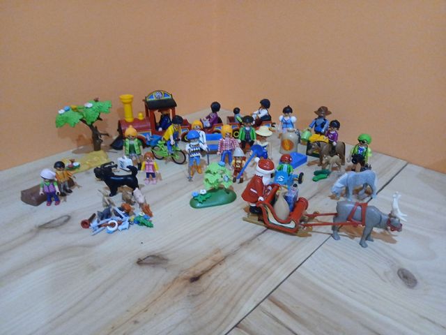 Lote Playmobil: Figuras y accesorios