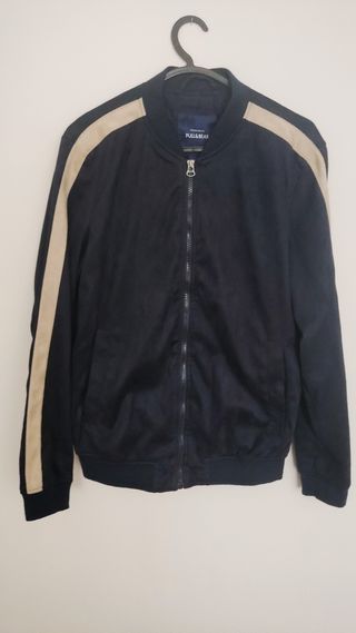 Cazadora bomber hombre Pull&Bear azul 