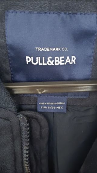 Cazadora bomber hombre Pull&Bear azul 