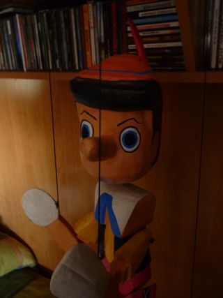 Marioneta Pinocho 60cm - Artesanal