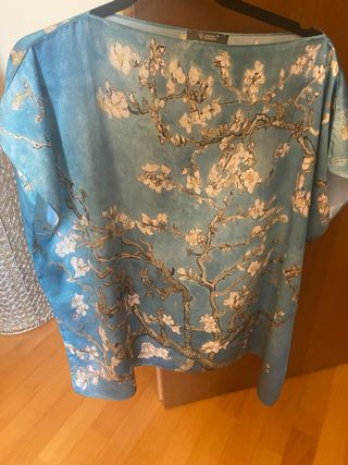 Blusa viacoaa leggerissima stampa Van Gogh