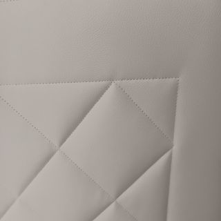 Cabecero cama 135cm blanco piel sintética.
