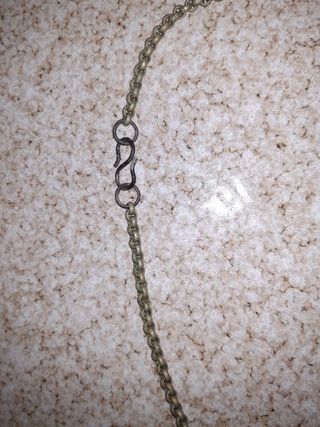 Collana vintage verde e arancio per donna