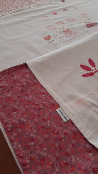 Funda nórdica+Funda almohada cuna bebé: Vertbaudet