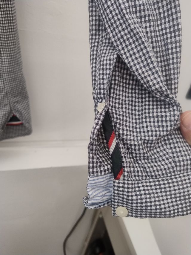 Camicia Tommy Hilfiger, bianca e nera