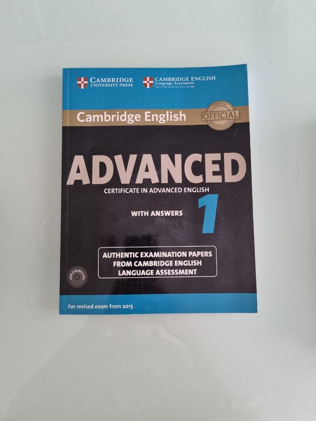 Libro Cambridge English Advanced 1 for Revised Exa