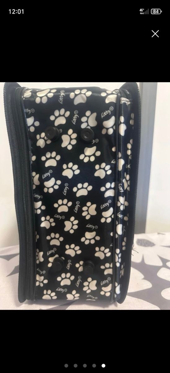 Trasportino cani - nero/bianco