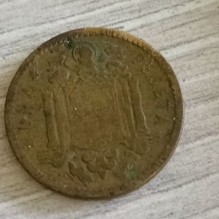 Moneda 1 peseta España Franco