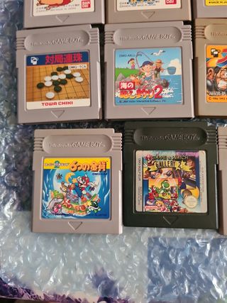 11x Cartuchos Nintendo Game Boy color