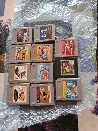 11x Cartuchos Nintendo Game Boy color