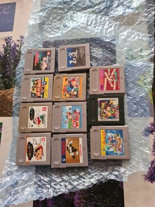 11x Cartuchos Nintendo Game Boy color