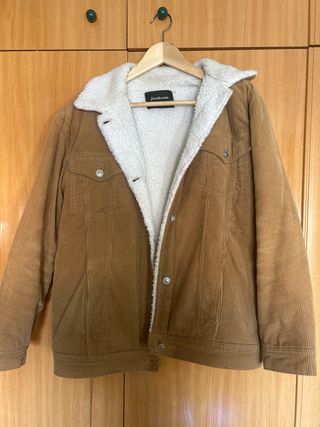 Chaqueta pana marrón - S