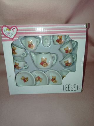 Juego de cafe de porcelana.