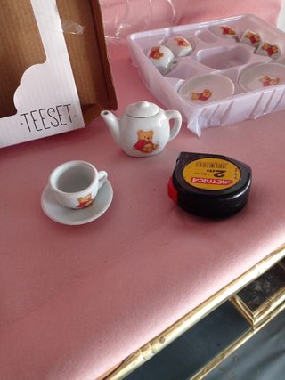 Juego de cafe de porcelana.