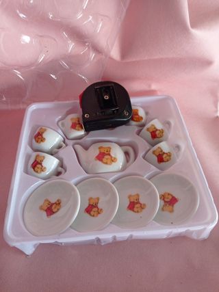 Juego de cafe de porcelana.