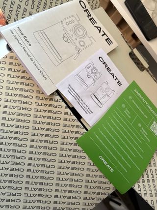 Cafetera CREATE con vaporizador