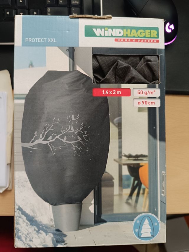 Cubierta con fibra decorativa Windhager XXL -ideal